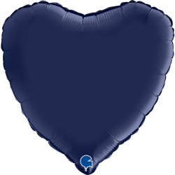 BALLON MYLARD - Coeur bleu...