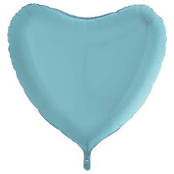 BALLON MYLARD - Coeur bleu...