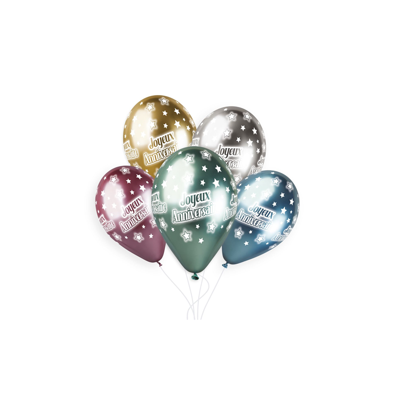 Acheter Ballons en Latex avec lettres de joyeux anniversaire