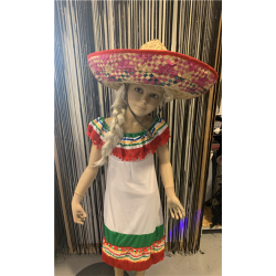 MEXICAINE - Robe 3/4 ans 110cm