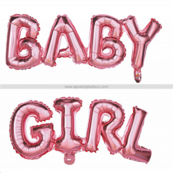 BALLON MYLARD - Baby girl -...