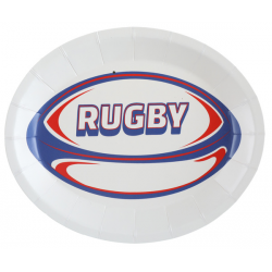 ASSIETTE - Rugby x 10 (en...