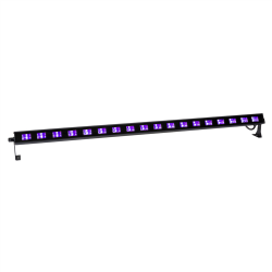 LED UV BAR - 18 led de 3w