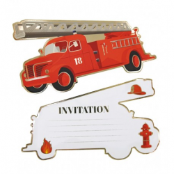 INVITATION - Pompier x 8 (...