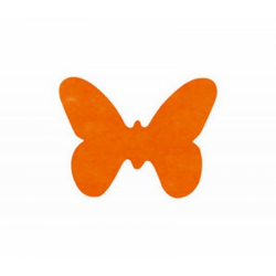 CONFETTIS - Papillon orange...
