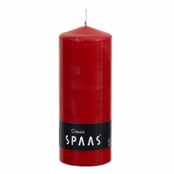BOUGIE - Cylindrique rouge...