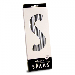 BOUGIE - Flambeau argent x...