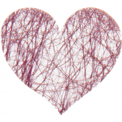 CONFETTIS DE TABLE - Coeur...