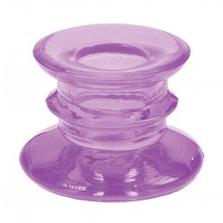 BOUGEOIR - Prune (en verre...