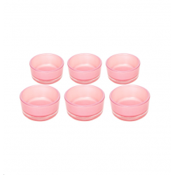 BOUGEOIR - Rose perlé x 6...