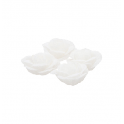 ROSE - Blanche x 4 (en lin...