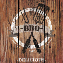 SERVIETTE - Barbecue party...