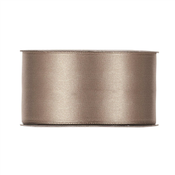 RUBAN - Taupe (satin double...