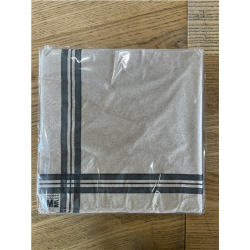 SERVIETTE - Kraft à carreau...
