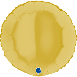 BALLON MYLARD - Rond jaune...