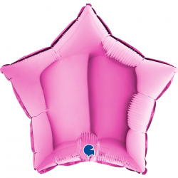 BALLON MYLARD - Etoile rose...
