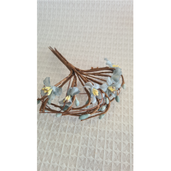 FLEURS DE POMMIER GRIS x2