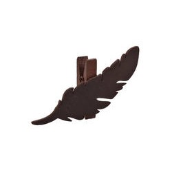 PLUME ARDOISE SUR PINCE -...