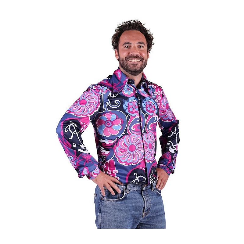 Chemise de rugby en coton VTG Lands End des années 90