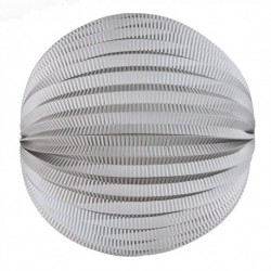 LAMPION ROND/BOULE -  Gris...