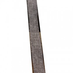 RUBAN - Gris/noir (en jute...