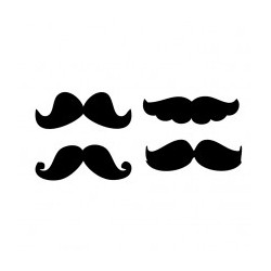STICKER - Moustache x 60...