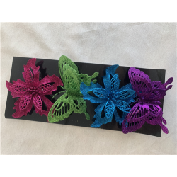 PAPILLON ET FLEUR -...