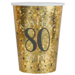 GOBELET/VERRE - 80 ans...