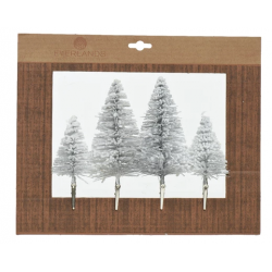 SAPIN - Blanc enneigé x 4...