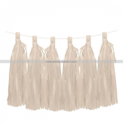TASSEL - Ivoire 35cm x 6