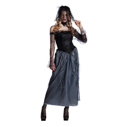 VEUVE NOIRE - Robe, voile S/M
