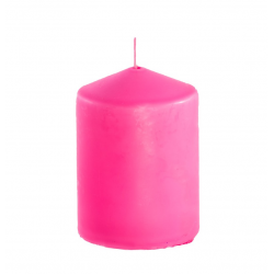 BOUGIE - Cylindrique rose...