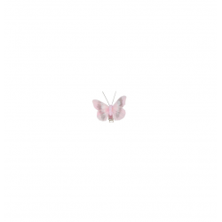 PAPILLON - Vieux rose x 6...