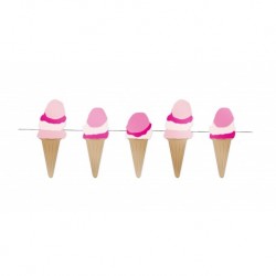 GUIRLANDE - Cornet de glace...