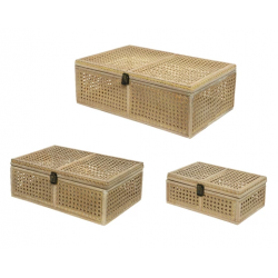 VALISE - Rotin x 3 (3 tailles)
