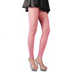 LEGGING - Résille rose...