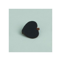 ARDOISE  - Coeur sur pince...