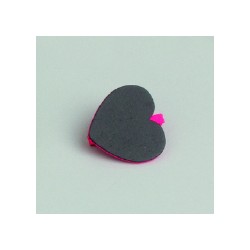 ARDOISE - Coeur sur pince...