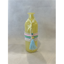 VASE - Jaune pastel avec...