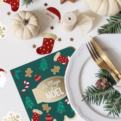SERVIETTE - Magie de Noël x...