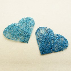 COEUR - Vert d'eau/bleu...