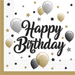 SERVIETTE - Happy birthday...