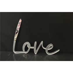 LETTRAGE/MOT - Love argent...