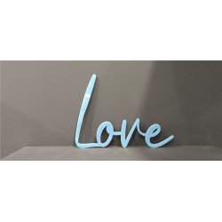 LETTRAGE/MOT - Love bleu...