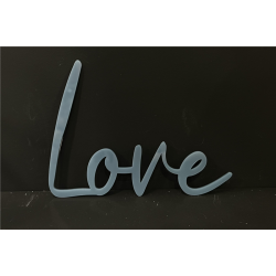 LETTRAGE/MOT - Love bleu...
