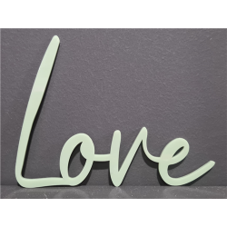 LETTRAGE/MOT - Love vert...