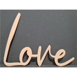 LETTRAGE/MOT - Love taupe...