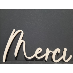 LETTRAGE/MOT - Merci lin...