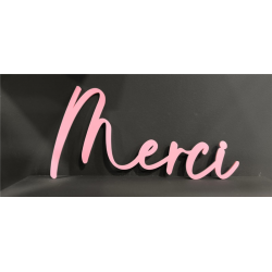 LETTRAGE/MOT - Merci rose...