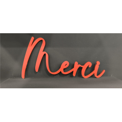 LETTRAGE/MOT - Merci...
